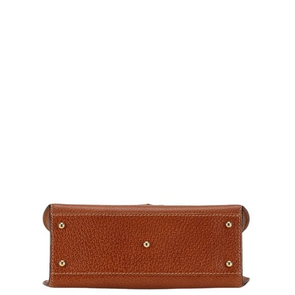 GUCCI Bamboo Shoulder Bag in Brown Leather - Picture 3 of 9